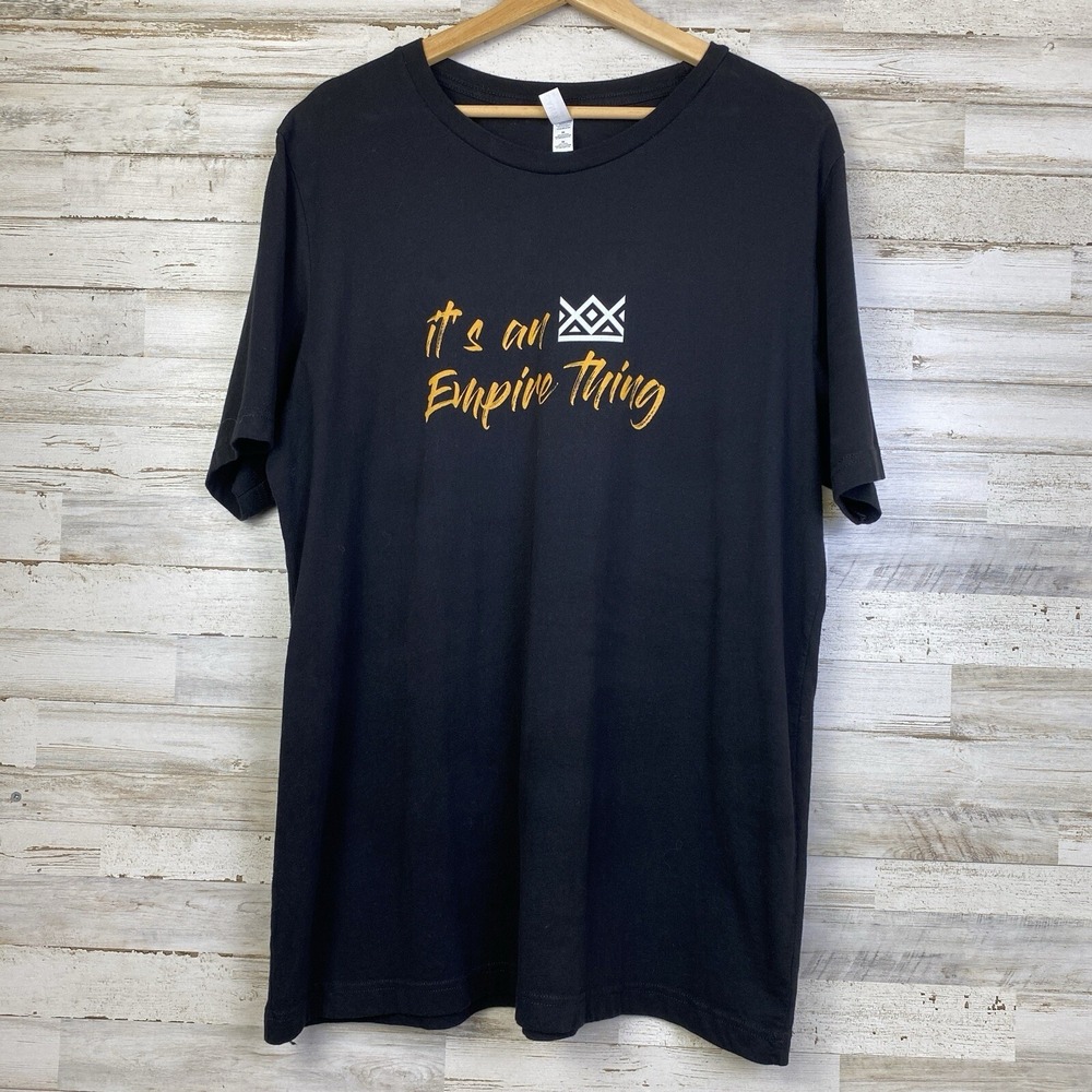 Canvas Bella-Canvas T-Shirt Black Sz XL 100% US Cotton Its an Empire Thing Crown